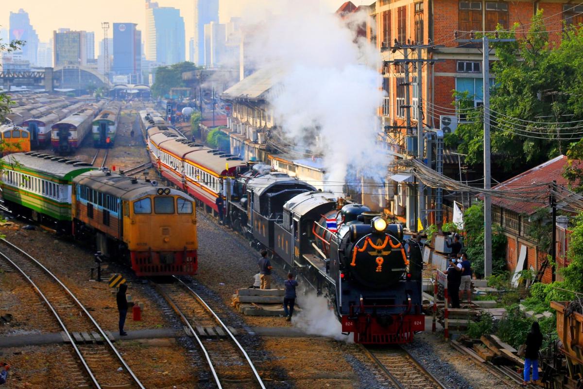 การรถไฟแห่งประเทศไทย จัดเดินขบวนพิเศษรถจักรไอน้ำ วันปิยมหาราช 23 ตุลาคม เส้นทางประวัติศาสตร์ กรุงเทพ – พระนครศรีอยุธยา