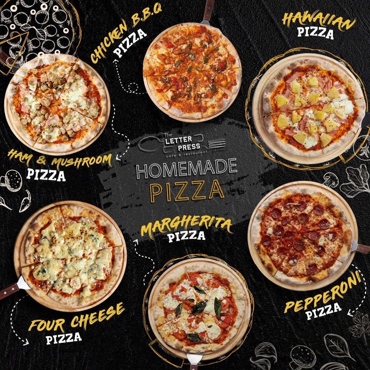 Pizza Lovers by The Printing House Poshtel คู่หู…คู่อร่อย ซื้อ 1 แถม 1