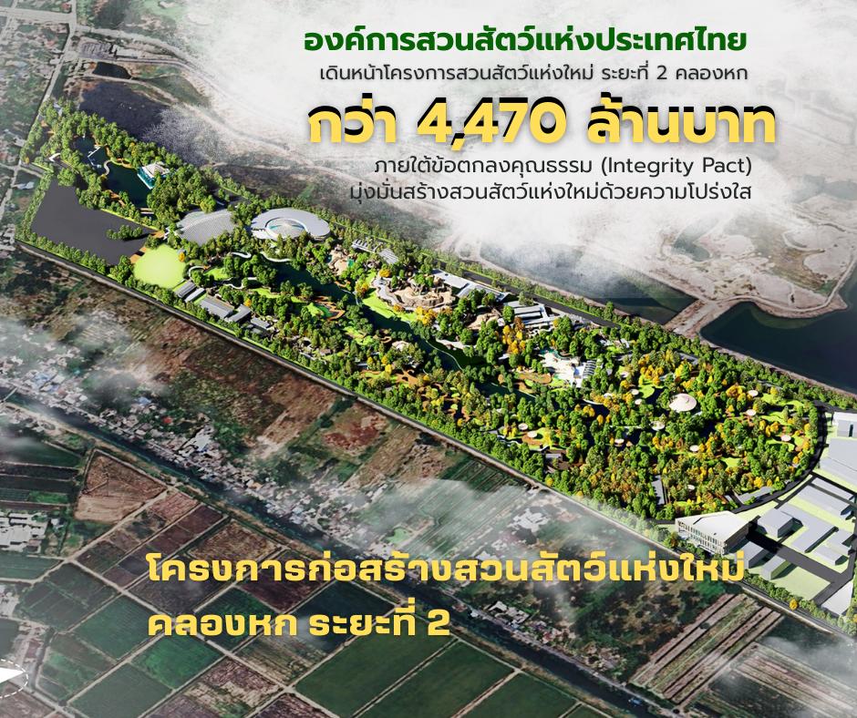 สวนสัตว์แห่งใหม่ “คลองหก” เปิดเฟสแรกปี 2570