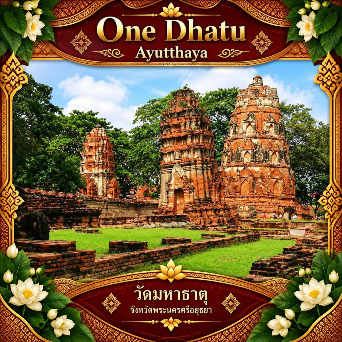 One Dhatu Ayutthaya ที่พักท่ามกลางมรดกโลกหน้าวัดมหาธาตุ